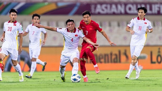 世界杯亚洲区预选赛12强赛：中国队以3比2击败越南队